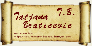 Tatjana Bratičević vizit kartica